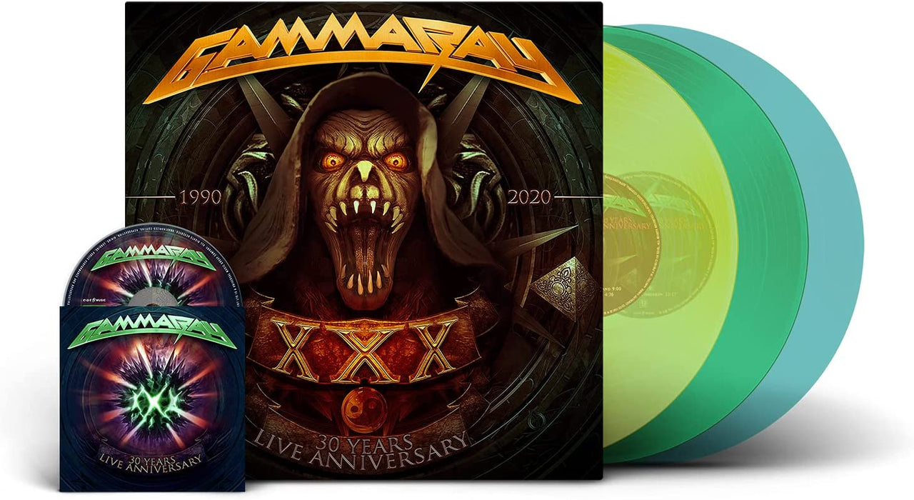 Gamma Ray 30 Years Live Ann Vinyl LP Colour & Blu-Ray 2021
