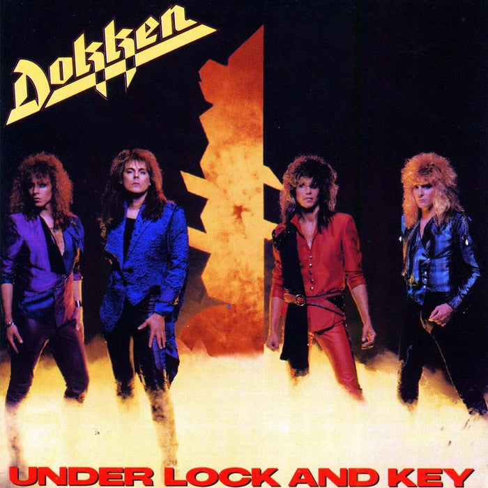 Dokken Under Lock And Key Vinyl LP Yellow Colour 2024