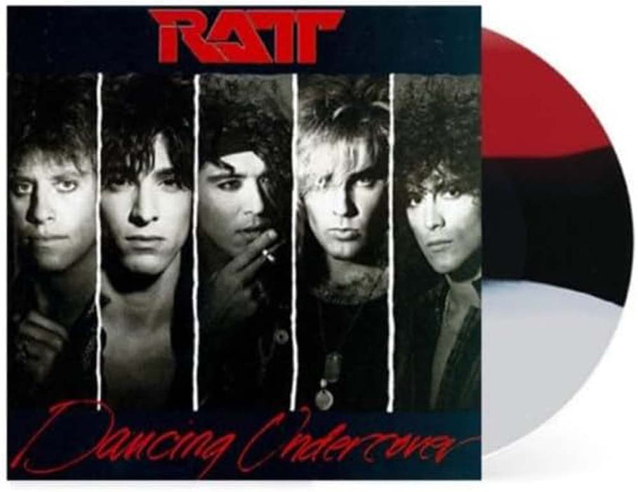 Ratt Dancing Undercover Vinyl LP Red Black & White Stripe Colour 2024