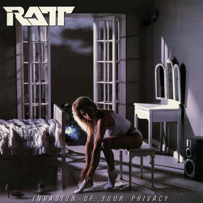 Ratt Invasion Of Your Privacy Vinyl LP Black Grey & White Segment Colour 2024