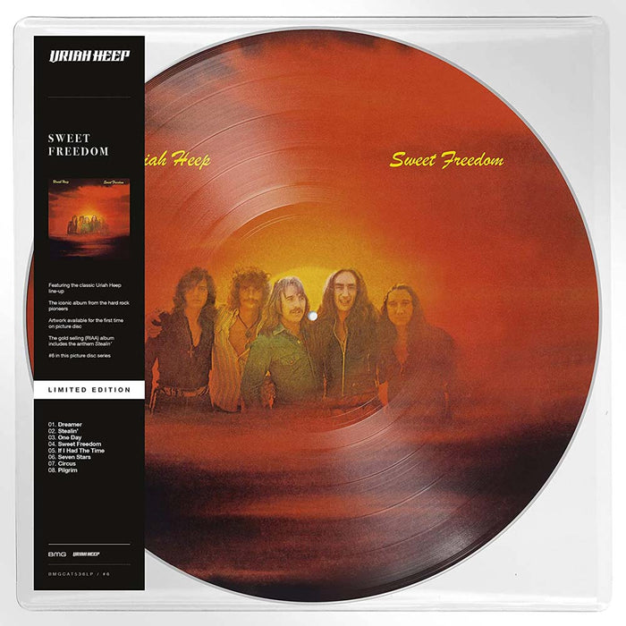 Uriah Heep Sweet Freedom Vinyl LP Picture Disc 2023