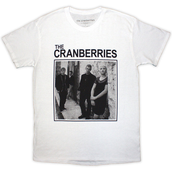 The Cranberries Square Photo White Large T-Shirt