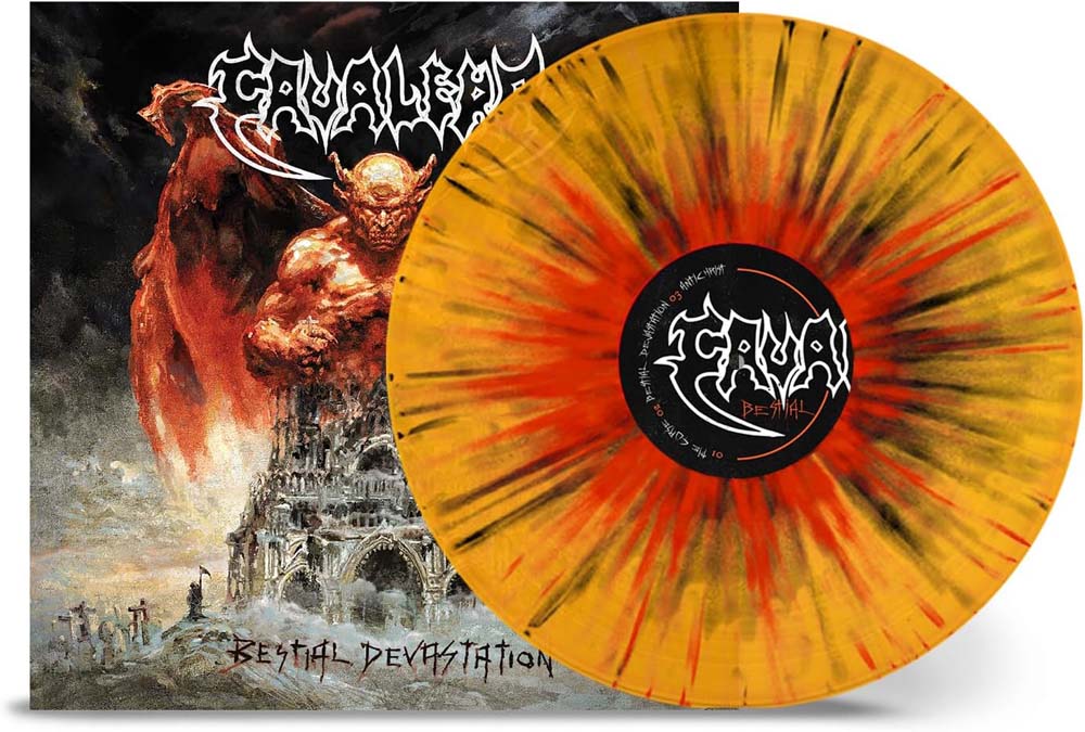 Cavalera Bestial Devastation Vinyl LP Splattter Colour 2023