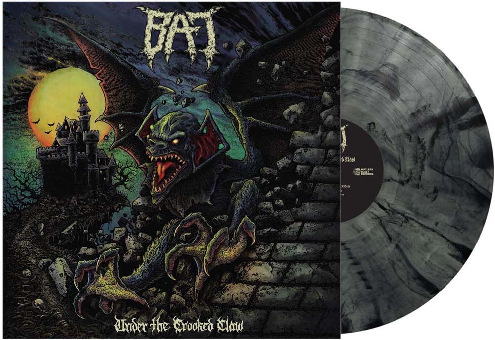 Bat Under The Crooked Claw Bottle Vinyl LP Clear Black Marbled Colour 2024