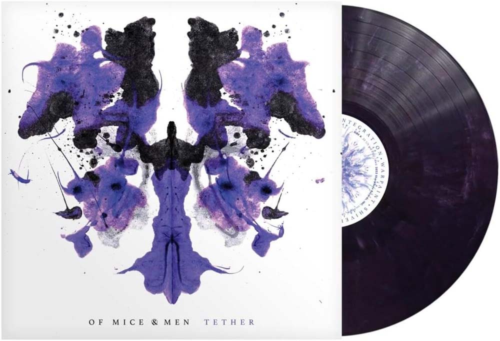 Of Mice & Men Tether Vinyl LP Purple/Black Marble Colour 2023