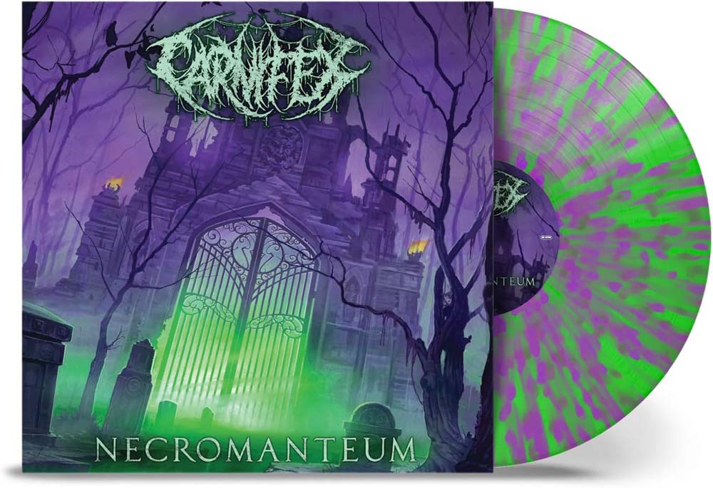 Carnifex Necromanteum Vinyl LP Neon Green With Purple Splatter 2023