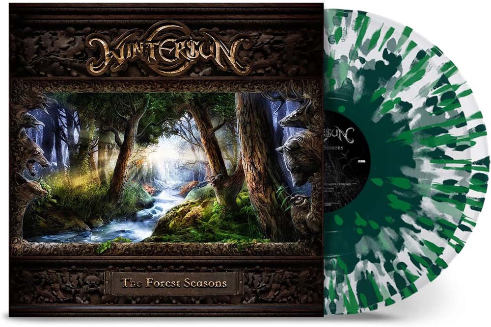 Wintersun The Forest Seasons Vinyl LP Clear Green Splatter Colour 2024
