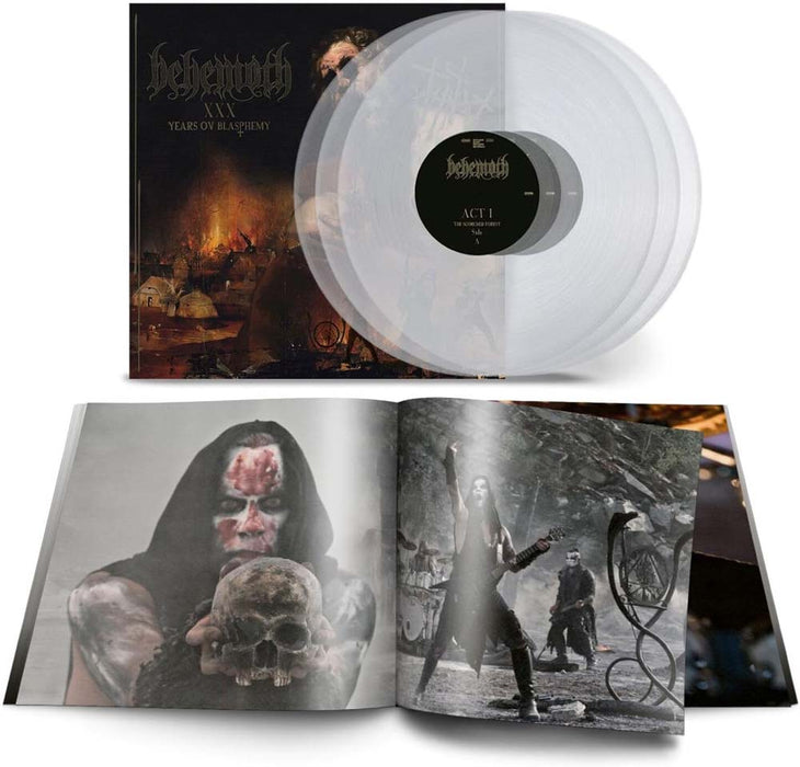 Behemoth XXX Years Ov Blasphemy Vinyl LP Crystal Clear Colour 2024