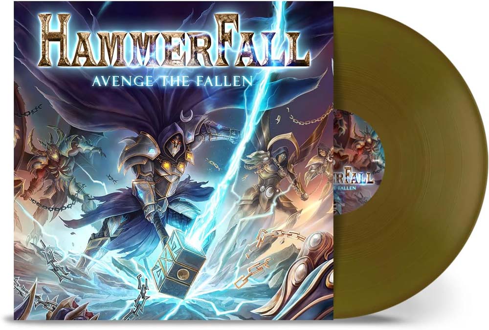 Hammerfall Avenge The Fallen Vinyl LP Gold Colour 2024