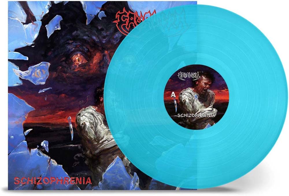 Cavalera Schizophrenia Vinyl LP Transparent Curacao Colour 2024