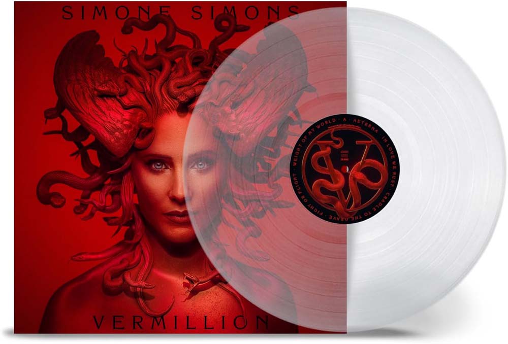 Simone Simons Vermillion Vinyl LP Crystal Clear Colour 2024