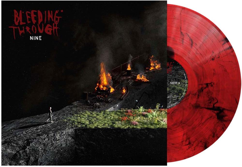Bleeding Through Nine Vinyl LP Red w/Black Smoke 2025