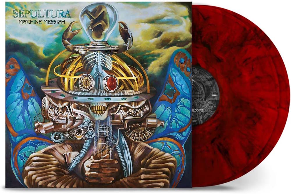 Sepultura Machine Messiah Reprint Vinyl LP Ruby Red Marble Colour 2024