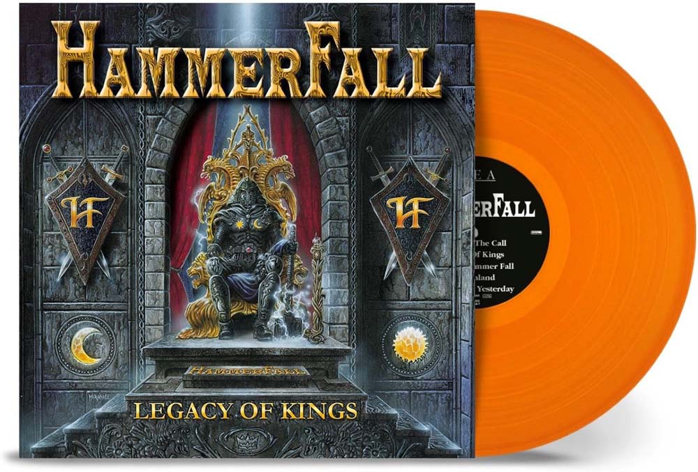 Hammerfall Legacy Of Kings Vinyl LP Orange Colour 2024