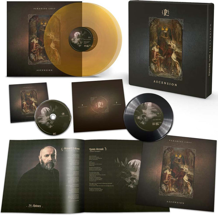 Paradise Lost Ascension Vinyl LP Box Set Crystal Amber Colour 2025