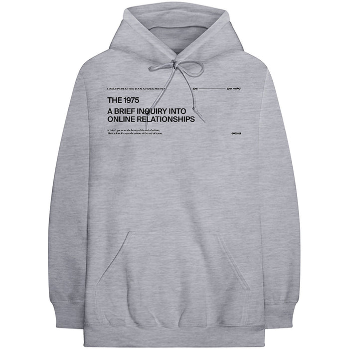 The 1975 ABIIOR V2 Grey Large Unisex Hoodie