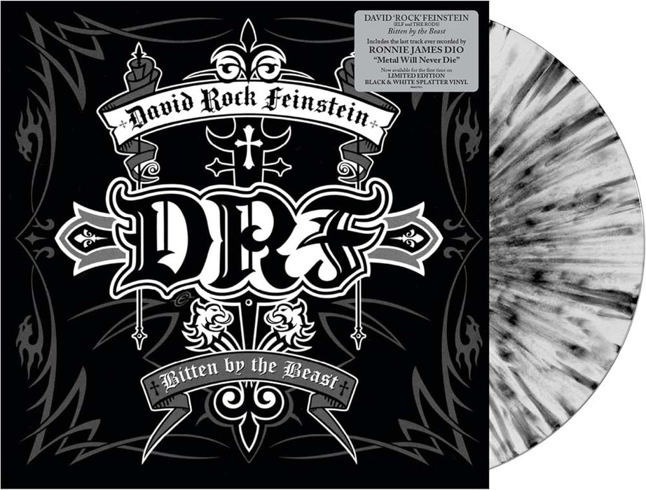 David 'Rock' Feinstein Bitten By The Beast Vinyl LP White & Black Splatter Colour 2024