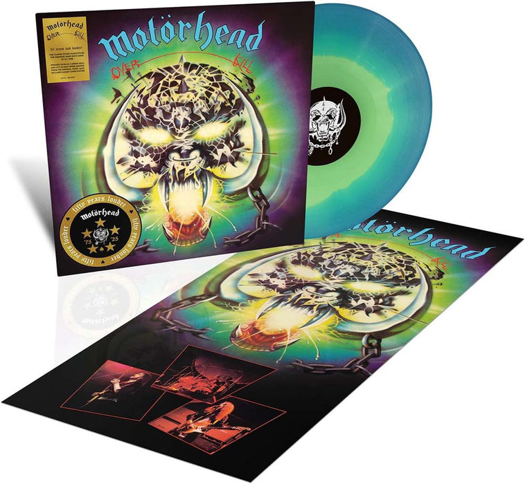Motorhead Overkill Vinyl LP Turquoise & Blue 2025