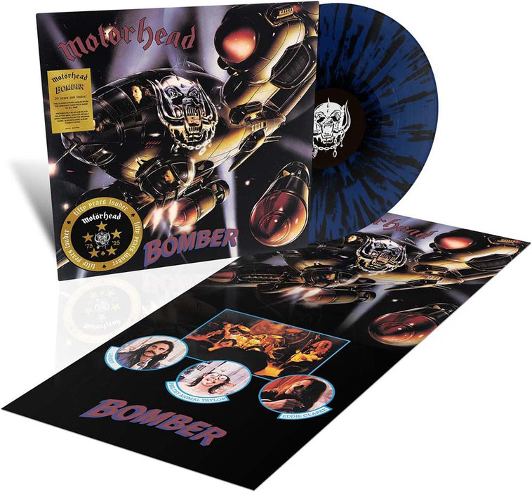 Motorhead Bomber Vinyl LP Blue & Black 2025