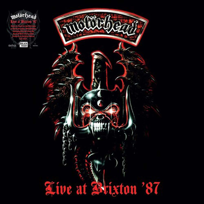 Motšrhead Live At Brixton '87 Vinyl LP Red Colour Black Friday 2025