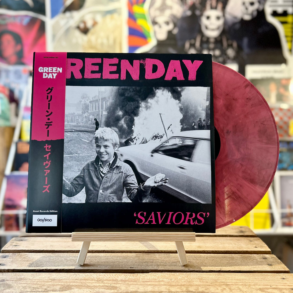 Green Day Saviors Vinyl LP Assai Obi Edition Black & Pink Colour 