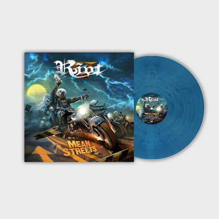 Riot V Mean Streets Vinyl LP Electric Blue Colour 2024