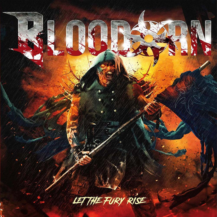 Bloodorn Let The Fury Rise Vinyl LP Orange/Black Marble Colour 2024