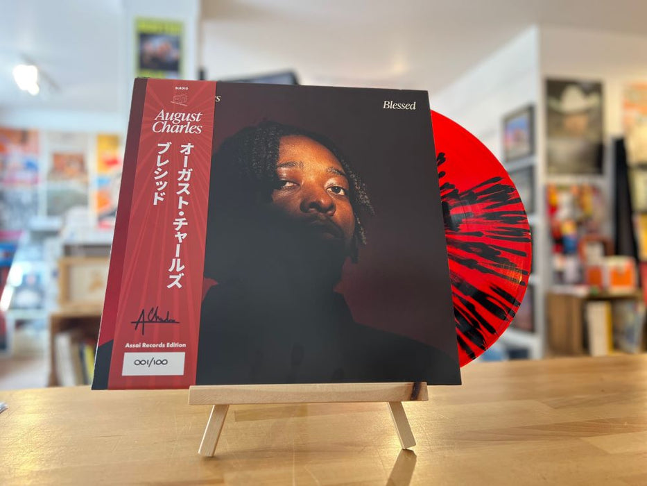 August Charles Blessed Vinyl EP Black & Red Splatter Signed Assai Obi Edition 2024