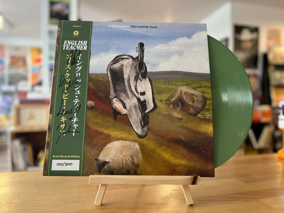 English Teacher This Could Be Texas Vinyl LP Signed Assai Obi Edition Green Colour 2024