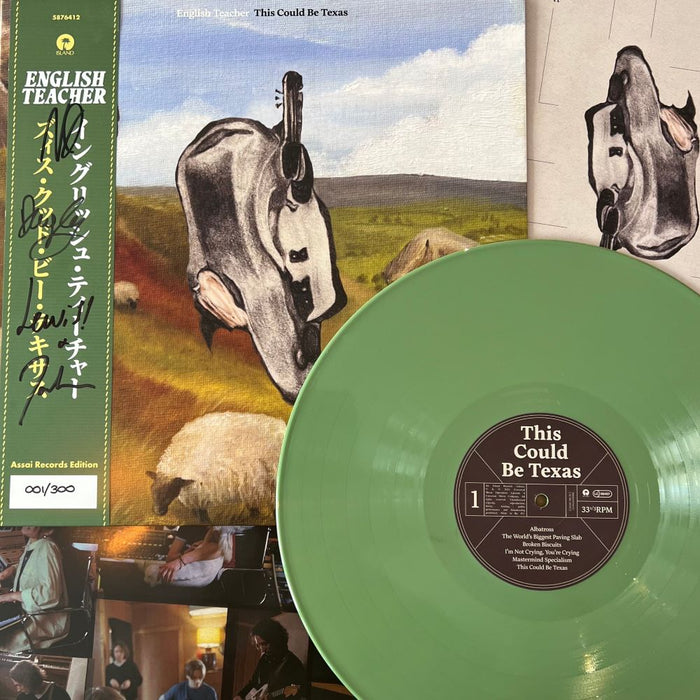 English Teacher This Could Be Texas Vinyl LP Signed Assai Obi Edition Green Colour 2024