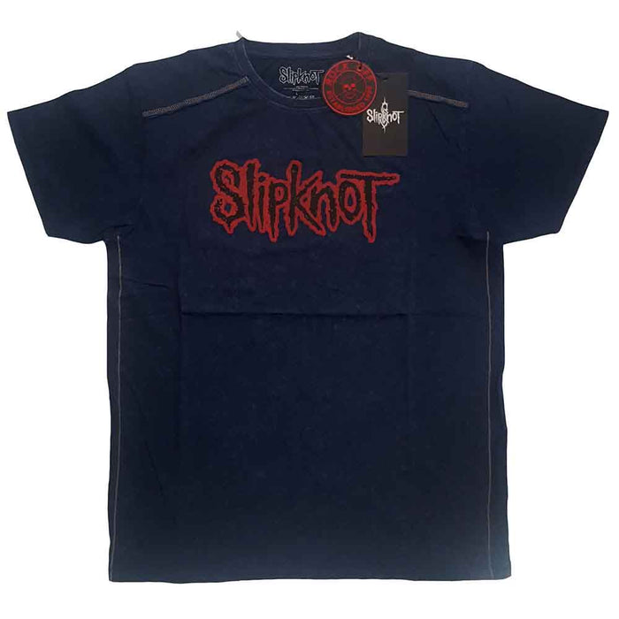 Slipknot Snow Wash Navy Blue X-Large Unisex T-Shirt