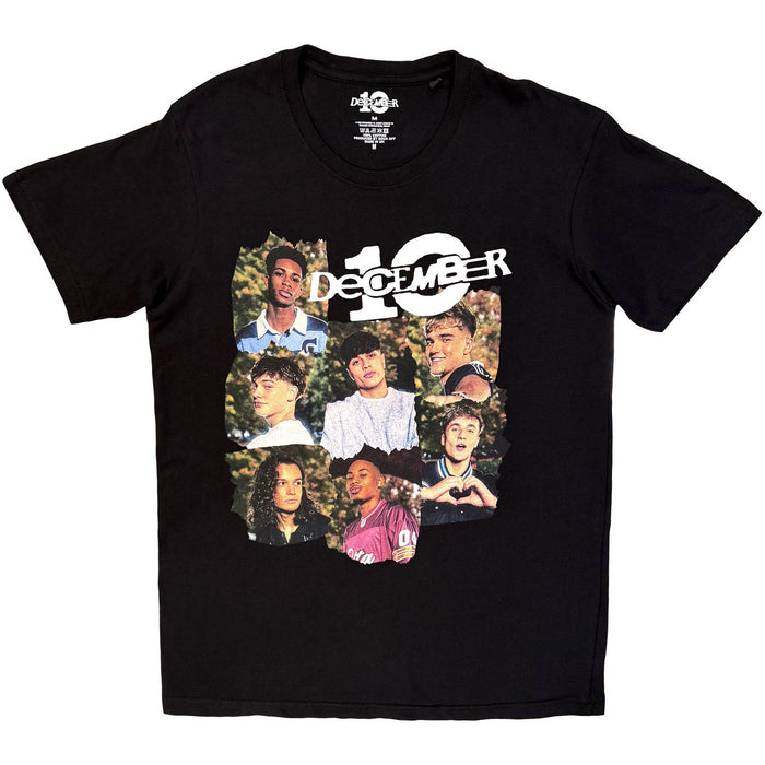 December 10 Ripped Frame Black Ladies Large T-Shirt
