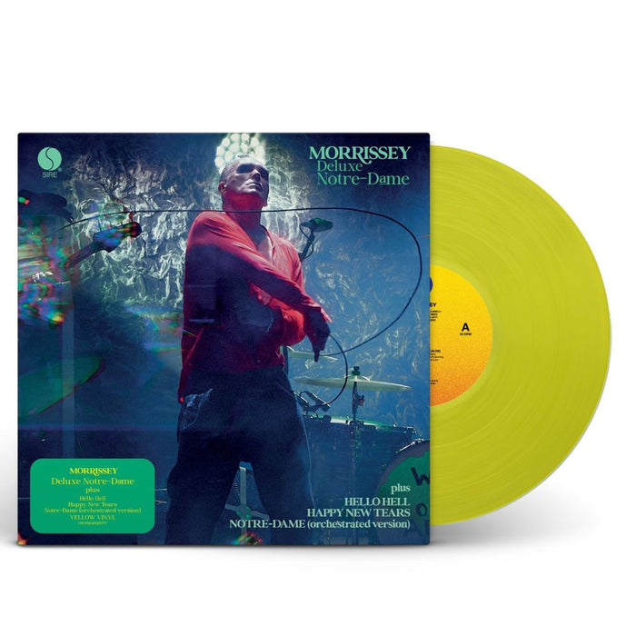 Morrissey Deluxe Notre-Dame 12" Vinyl EP Yellow Colour Due Out TBC