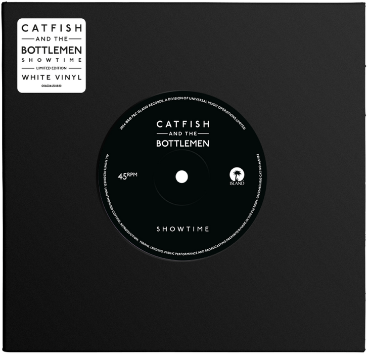 Catfish & The Bottlemen Showtime 7" Vinyl Single White Colour 2024