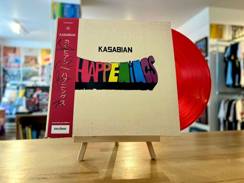 Kasabian Happenings Vinyl LP Signed Assai Obi Edition Red Colour 2024