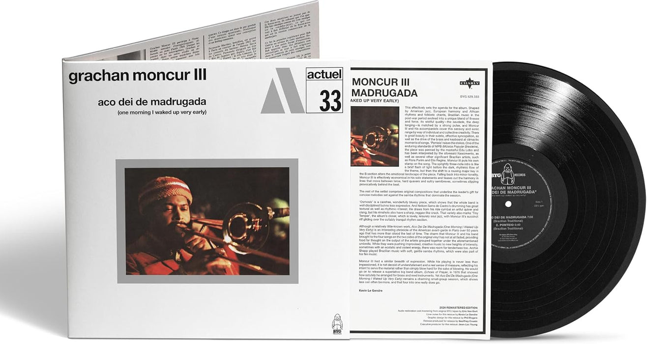 Grachan Moncur III Aco Dei De Madrugada (One Morning I Waked Up Very Early) Vinyl LP Due Out 09/10/26
