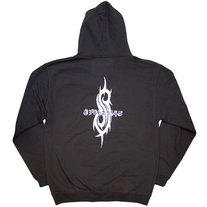 Slipknot Album Splatter Charcoal Grey Small Hoodie