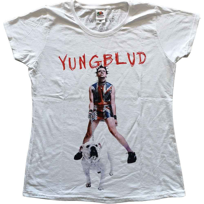 Yungblud Strawberry Lipstick White Ladies XX-Large T-Shirt
