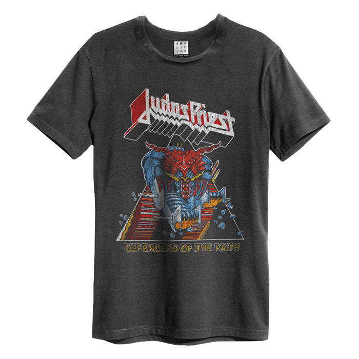 Judas Priest Defenders Of The Faith Amplified Charcoal X-Large Unisex T-Shirt