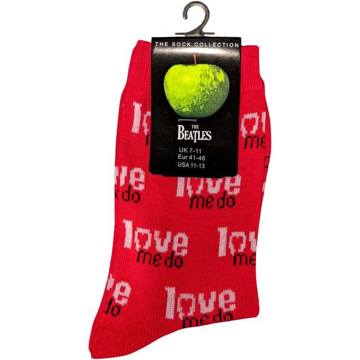 The Beatles Ladies Ankle Socks: Love Me Do (Uk Size 4 - 7)