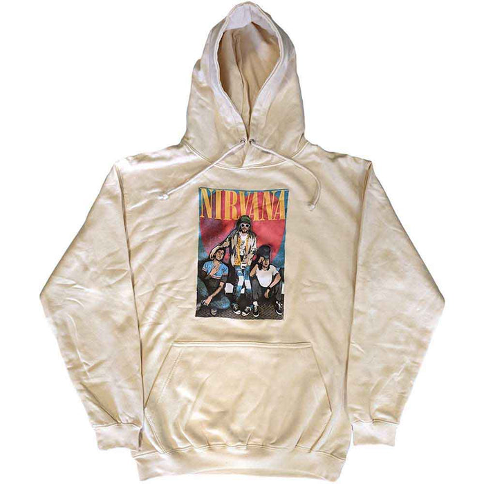 Nirvana Trapper Hat Mono Logo Sand Small Hoodie