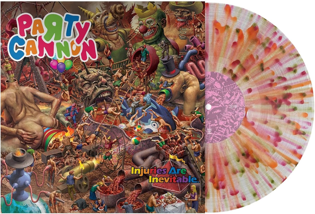 Party Cannon Injuries Are Inevitable Vinyl LP Action Park Splatter Colour 2024