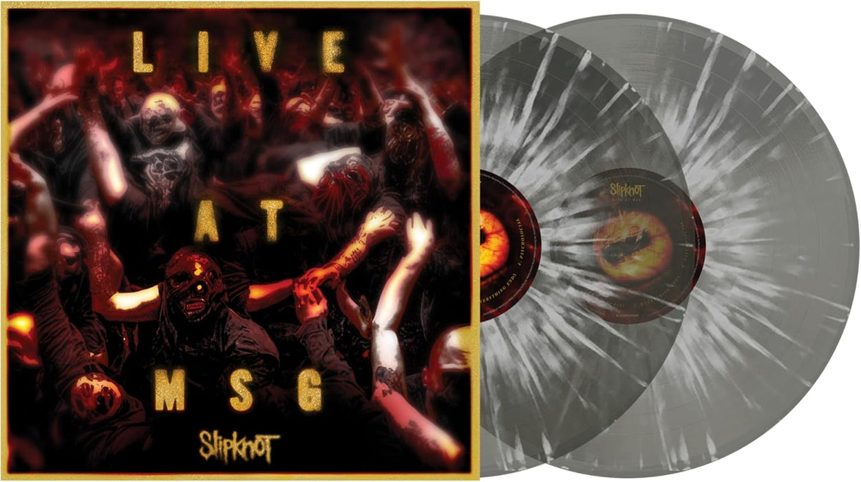 Slipknot Live at MSG Vinyl LP Black Ice with Silver Colour 2023