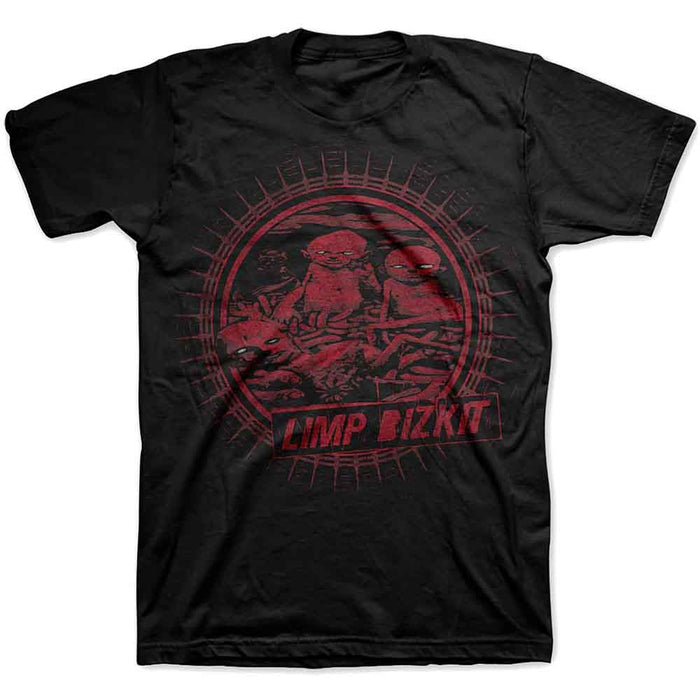 Limp Bizkit Radial Cover Black Large Unisex T-Shirt