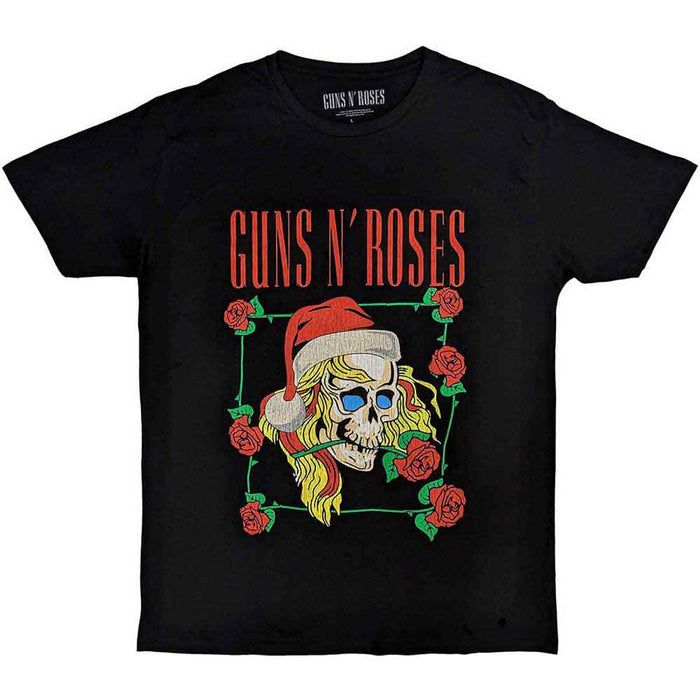 Guns N' Roses Holiday Skull Black X-Large T-Shirt