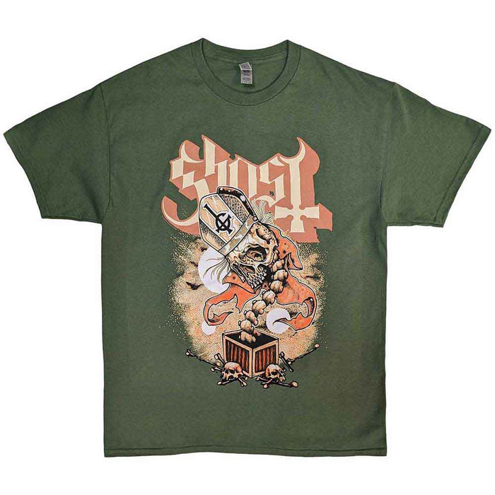 Ghost Jack In The Box Green Large Unisex T-Shirt