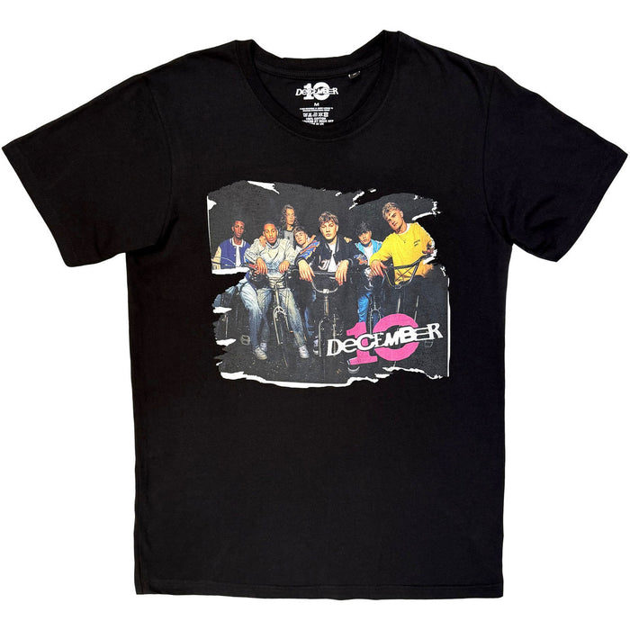 December 10 Bike Poster Black Ladies Large T-Shirt