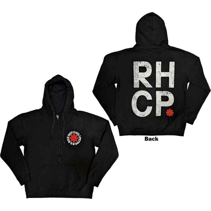 Red Hot Chili Peppers Black XX-Large Zipped Hoodie