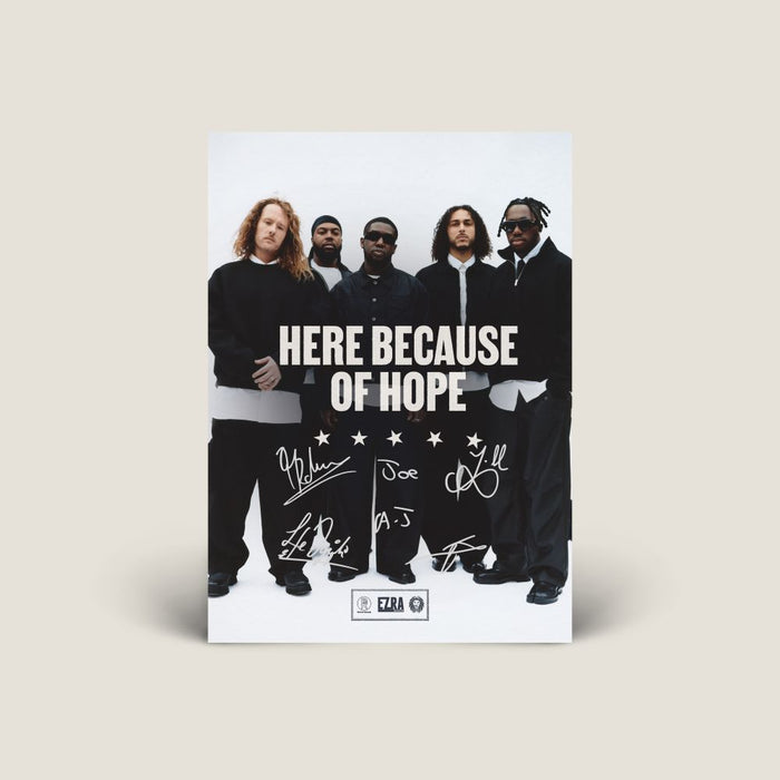 Ezra Collective Here Because of Hope Vinyl LP Indies Translucent White Colour Due Out 18/09/26