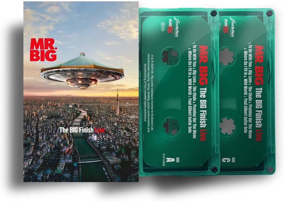 Mr. Big The Big Finish Live Cassette Tape 2024